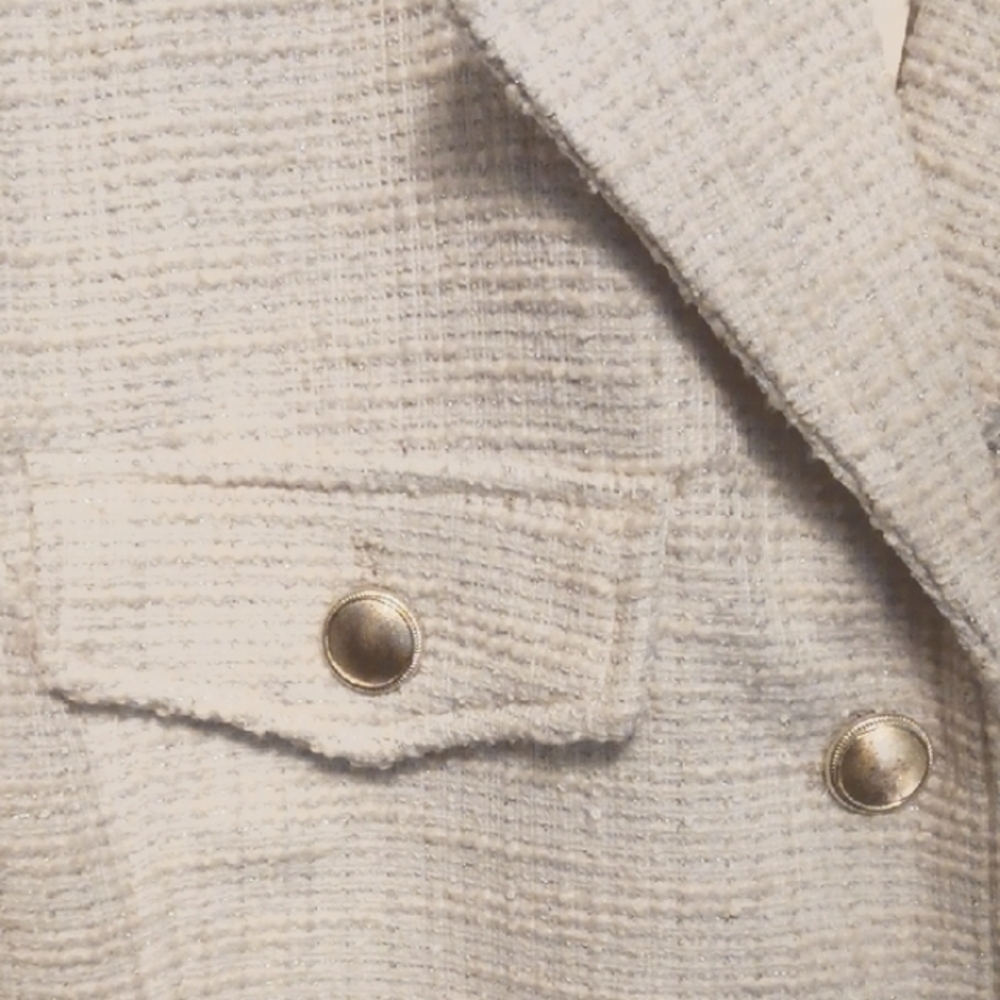 STUNNING! ⚜️Jaclyn Smith ⚜️White Blazer Classic Structured Design XL Gorgeous! - Picture 4 of 16